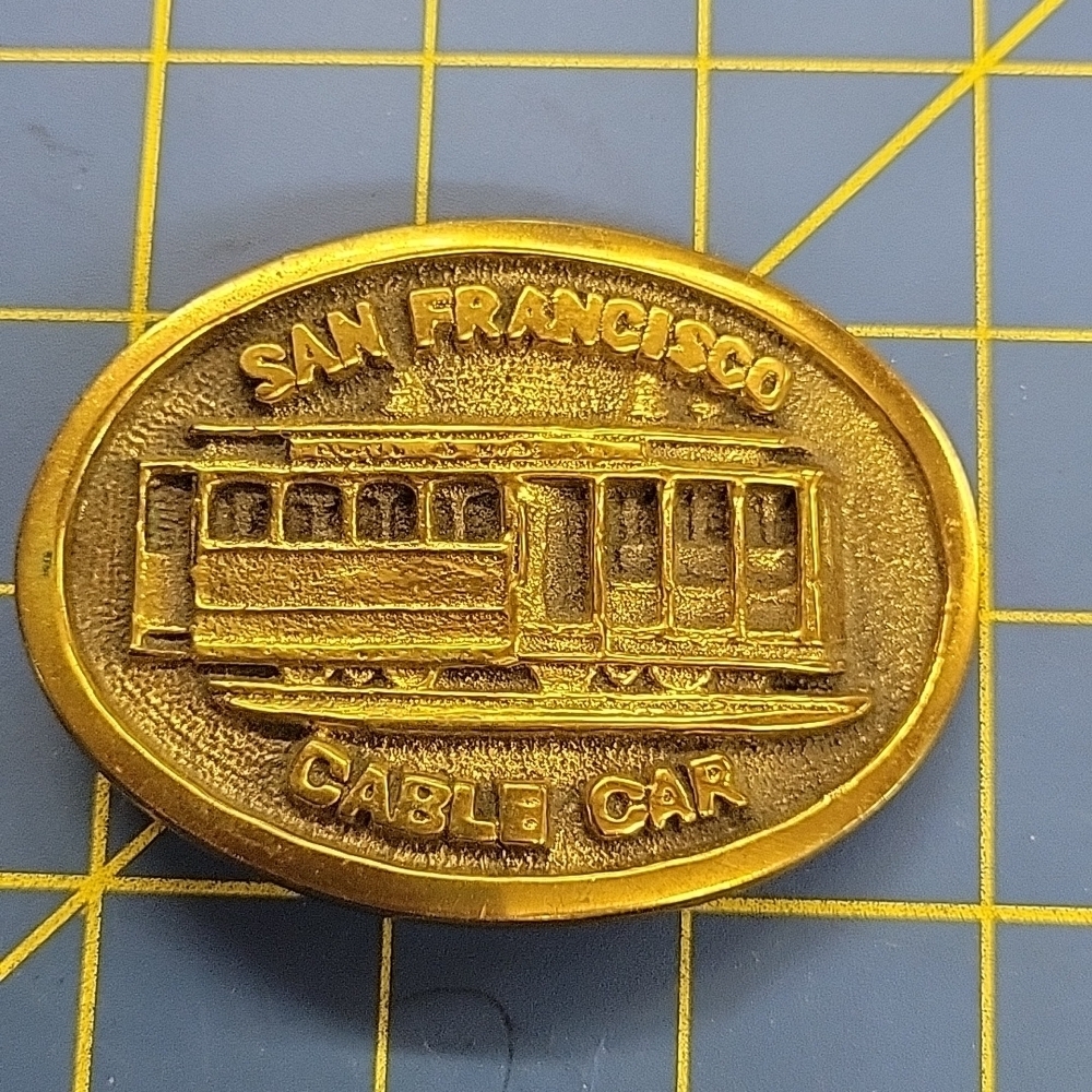 San Francisco Cable Car Solid Brass Made in USA